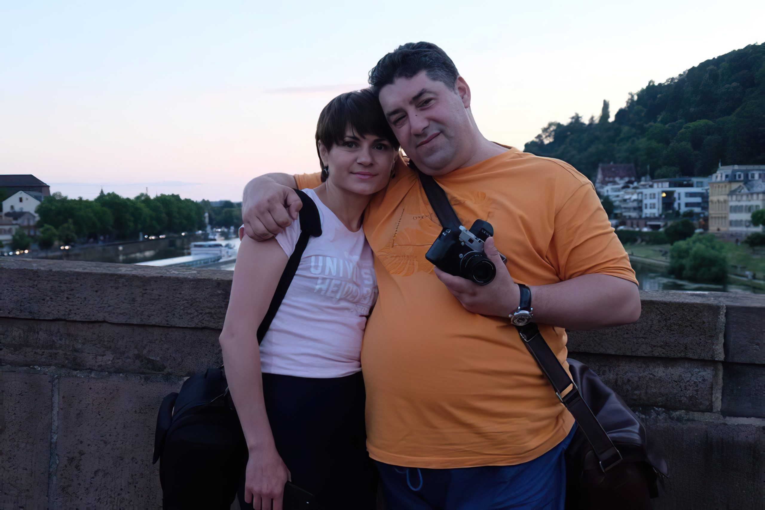 On The Bridge In Heidelberg